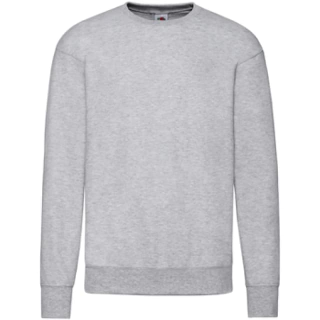 Fruit Of The Loom Fruit of the Loom Men Lightweight Set-in Sweatshirt in Grey Size: Medium Grey M Male 5063652795316