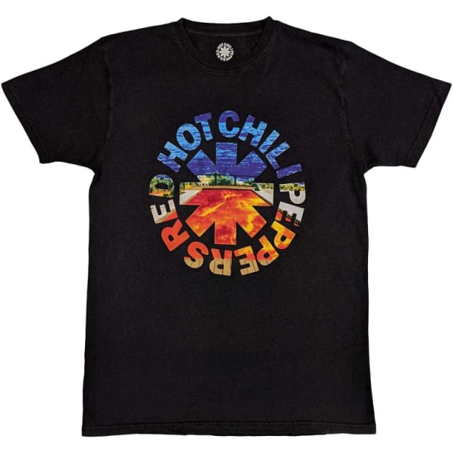Red Hot Chili Peppers Mens Californication Asterisk T-Shirt in Black Size: Small Black Male S