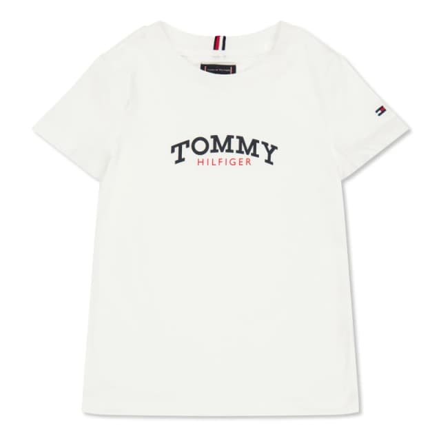Tommy Hilfiger Kids Mono T-Shirt White YBR male 8Y