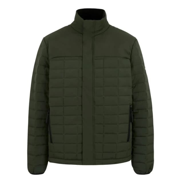 Regatta Regatta Men Haire Hooded Insulating Baffled Jacket in Dark Green Size: Small Dark Green S Male 5063516102779