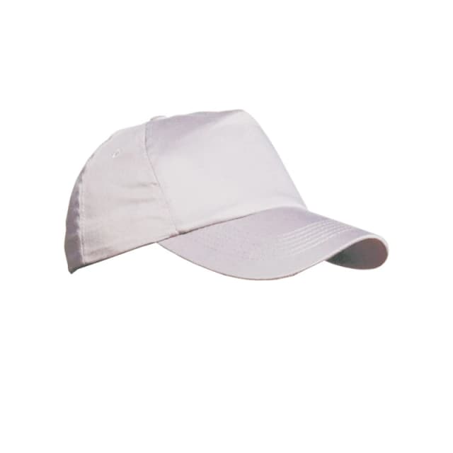 Result Result Men Plain Baseball Cap in White White One Size Male 5055747565225