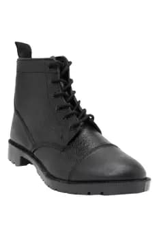 6 Eye Grain Leather Cadet Boots
