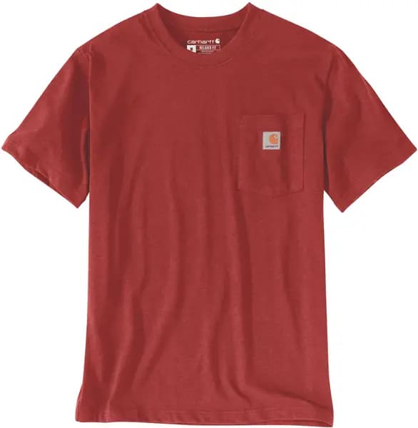 Carhartt Workwear Pocket T-Shirt, red-yellow, Size 2XL