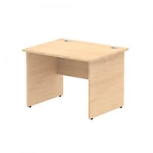 Impulse 1000/800 Rectangle Panel End Leg Desk Maple
