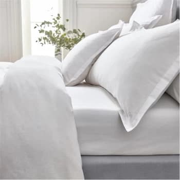 Bedeck of Belfast Muro Fitted Sheet - White