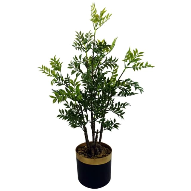 N/A 60cm Artificial Nandina Bonsai Ficus Tree