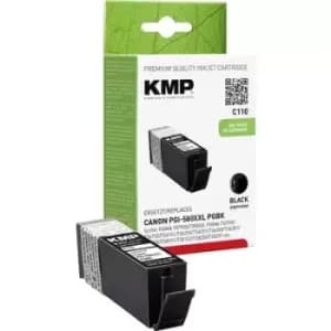KMP Ink replaced Canon PGI-580 XXL Compatible Black C110 1576,0201