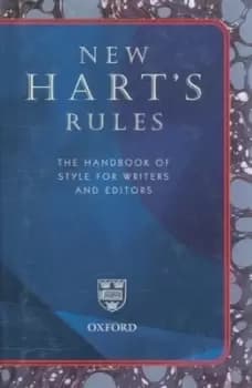 New Hart's rules - R. M. Ritter - Hardback - Used