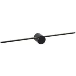 Lucide MIZAR - Wall Light Bathroom - LED - 1x6W 2700K - IP44 - Black