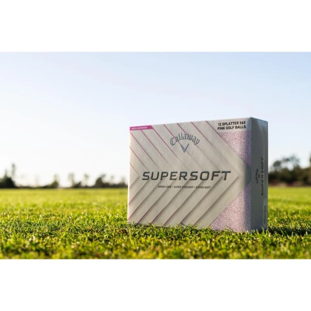 Callaway Supersoft Matte Golf Ball Pack Pink unisex One Size