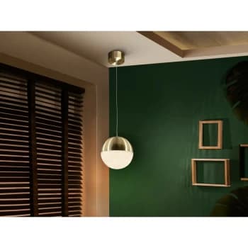 Schuller Lighting - Schuller Sphere - Integrated LED Globe Ceiling Pendant Brass