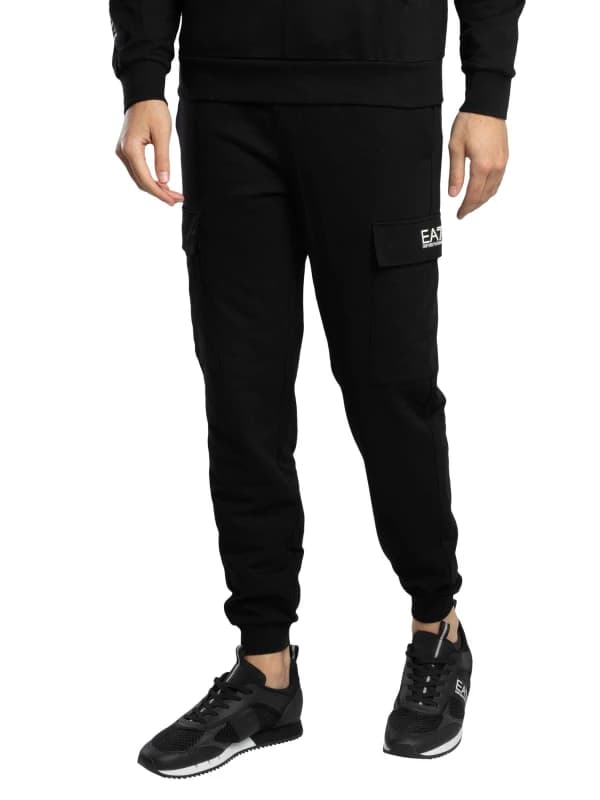 EA7 Logo Regular Joggers Black XXL