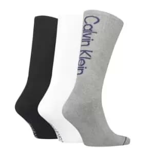 Calvin Klein Athletic Socks 3 Pack Mens - Grey