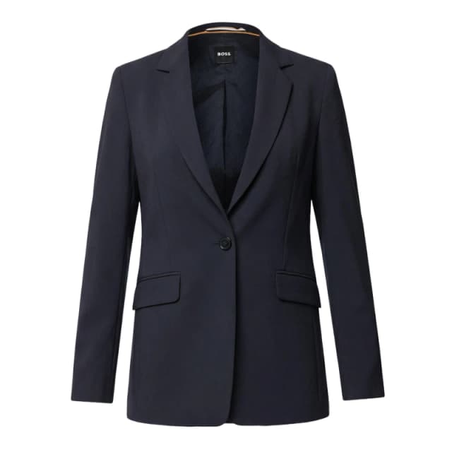 Boss Womens Jocaluah Suit Jacket Dark Blue female 4 (XXS)