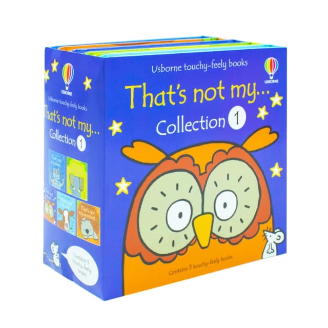Usborne Touchy-Feely Books That's Not my... Collection 1: 5 Books Set (Robot, Wombat, Owl, Elephant, Cow) Fiona Watt Books