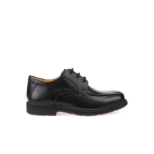 Geox Mens 'J Federico H' School Shoes in Black Size: 3 Black Male 3