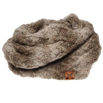 Extremities Ombre Donegal Neck Warmer - Brown