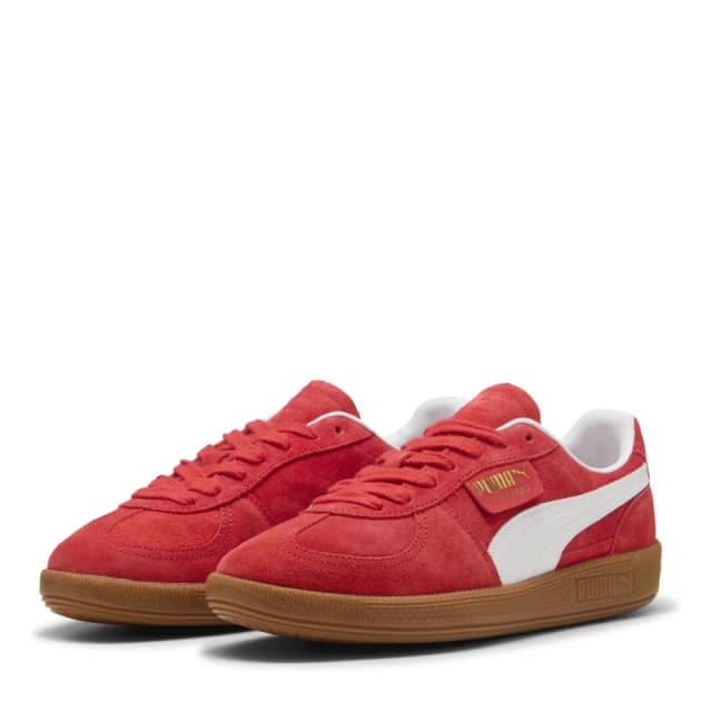 Puma PUMA Palermo Mens Trainers Red/White male 8 (42)
