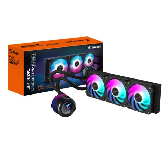 Gigabyte AORUS WATERFORCE X II 360 ARGB Liquid AIO Performance CPU Cooler - 360mm
