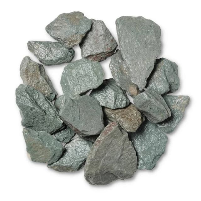 Buttercup Farm 40mm Green Slate Chippings - Premium Aggregate Bulk Bag - 850 kilos Green Unisex