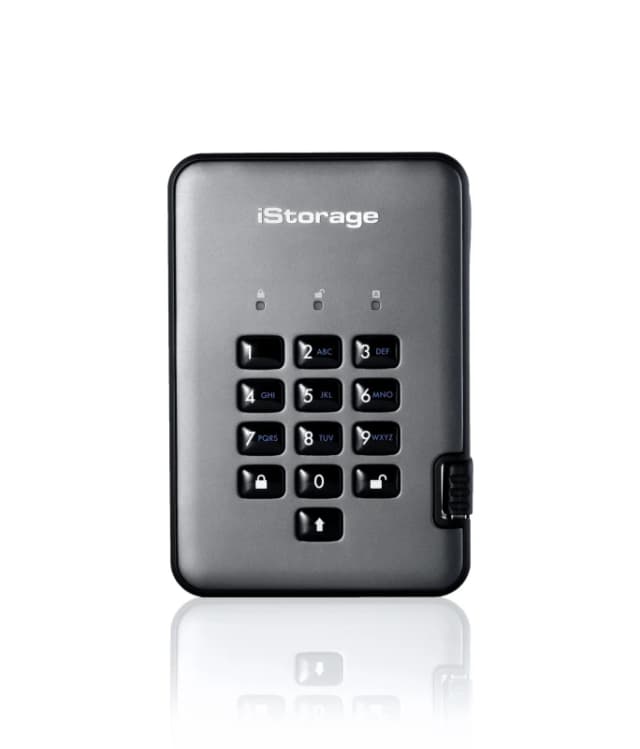 iStorage iStorage diskAshur PRO² SSD 2TB Secure Portable Solid State Drive |FIPS 140-2 Level 3 certified AES-XTS 256-bit Hardware Encryption PIN