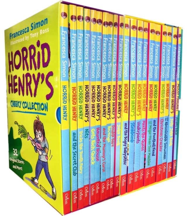 Horrid Henry The Complete Story Collection 20 Books Box Set Krazy ketchup, Nightmare Francesca Simon Books