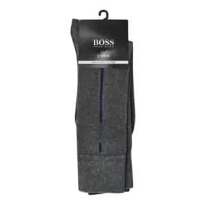 BOSS Hugo Rs Logo Stripe Socks - Grey