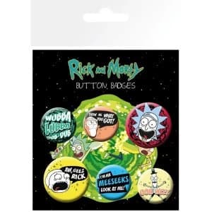 Rick And Morty Mix 1 Badge Pack