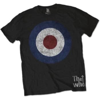 The Who - Target Distressed Unisex X-Large T-Shirt - Black