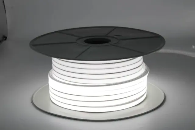 ENER-J 30m 24V Silicon Neon Flex LED Strip 10x10mm Warm White 210W White Unisex