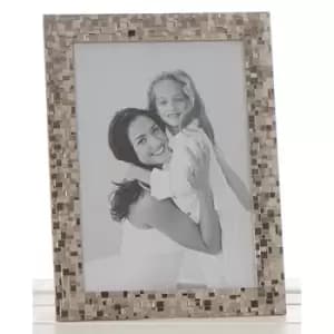 Silver Mosaic Photo Frame (5x7)