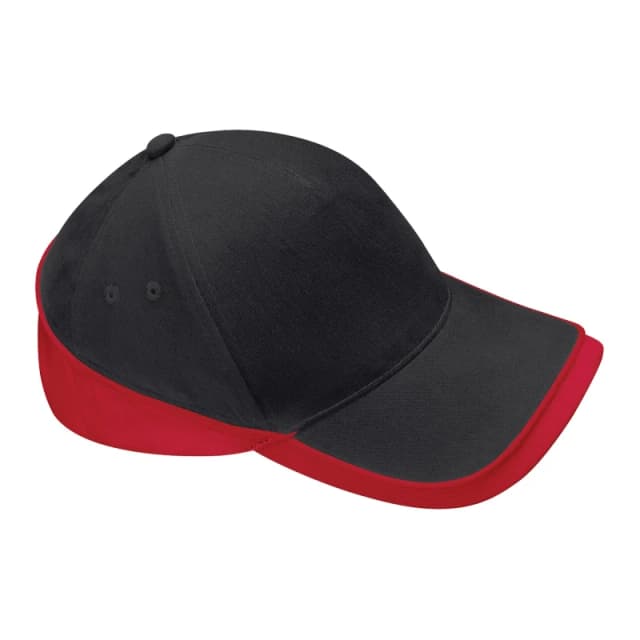Beechfield Beechfield Men Teamwear Competition Cap in Black One Size Male 5063425297535