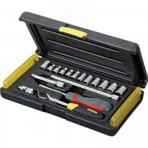 Stanley 17 Piece 1/4" Drive Socket Set Metric 1/4"