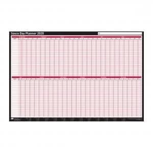 Sasco 2020 Day Planner Mounted Landscape 915x610mm Ref 2410110