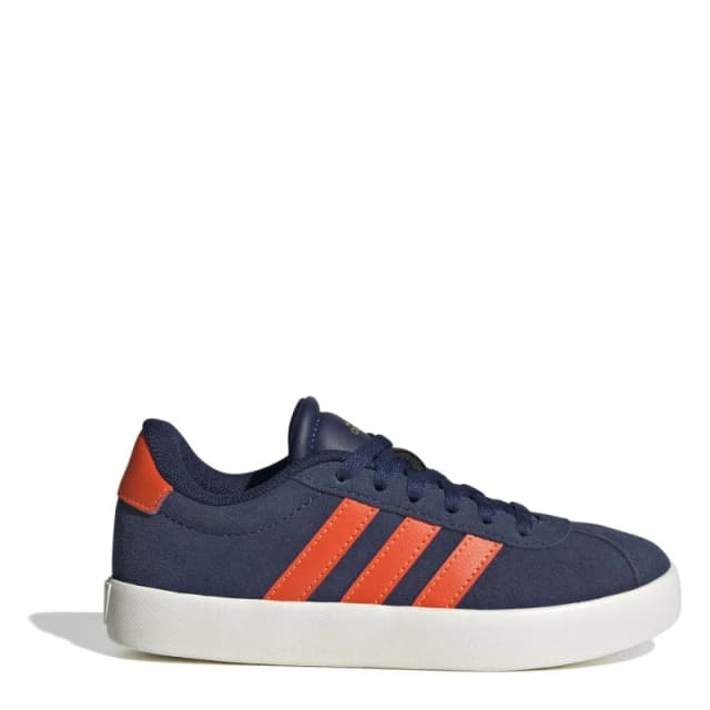 adidas VL Court 3.0 Shoes Junior Boys DrkBlu/Orange male 3 (35.5)