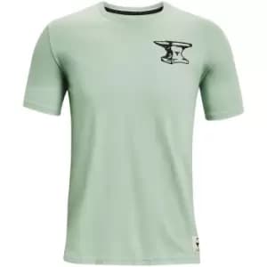 Under Armour Armour Rock Wreck Crew T Shirt Mens - Green