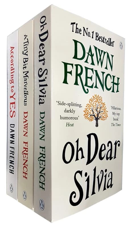 3 Book Set Dawn French According To Yes A Tiny Bit Marvellous Oh Dear Silvia Complete Collection Dawn French Books