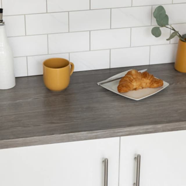 D-C-Fix Woodgrain Oak Sheffield Grey Self Adhesive Vinyl Wrap Film For Kitchen Doors And Worktops 2M(L) 67.5Cm(W)