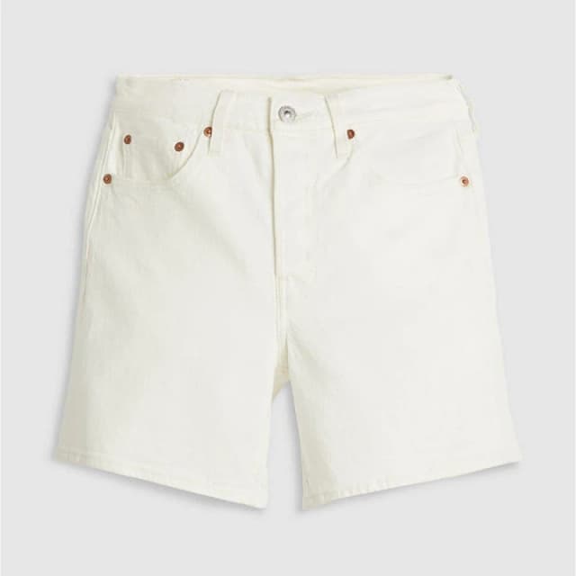 Levis Womens Mid Thigh Denim Shorts Disco Nights female 25 L32