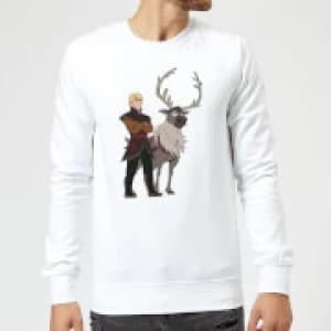Frozen 2 Sven And Kristoff Sweatshirt - White - L