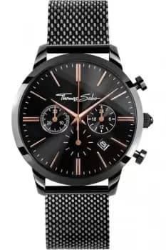 Mens Thomas Sabo Eternal Rebel Chronograph Watch WA0247-202-203-42MM