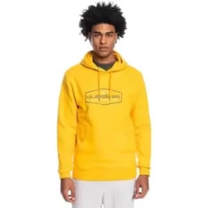 Quiksilver Logo Hoodie Mens - Yellow