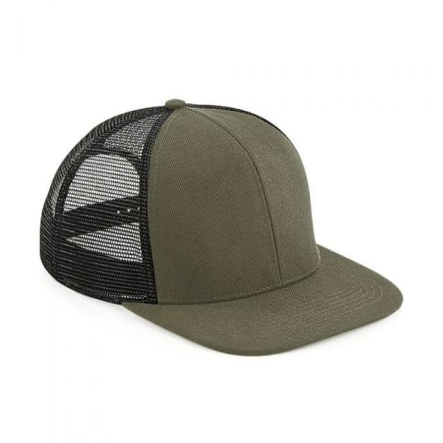 Beechfield Beechfield Men Trucker Cap in Dark Olive Dark Olive One Size Male 5059699218673
