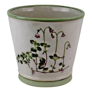 Ceramic Round Planter, Diameter 17cm