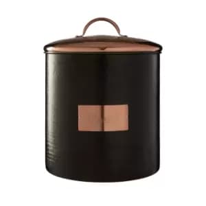 Bread Bin in Black/Copper