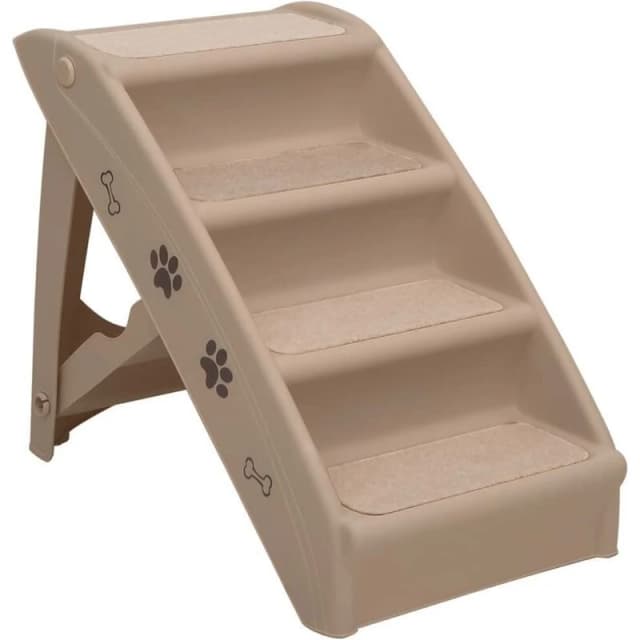 VIDAXL Vidaxl - Folding Dog Stairs Brown 62x40x49.5cm 8720286143605