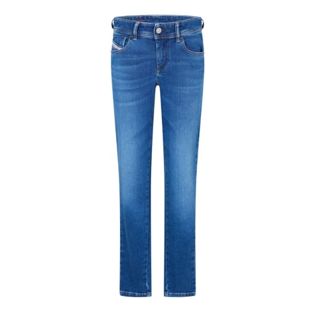 Diesel Womens Straight Leg Jeans Blue Denim female 25 L30