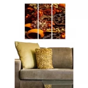MDF21973 Multicolor Decorative MDF Painting (3 Pieces)