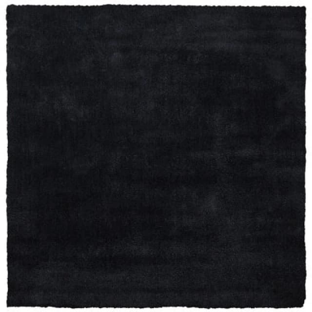 Beliani Shaggygy Rug Demre Black 200 X 200 Cm