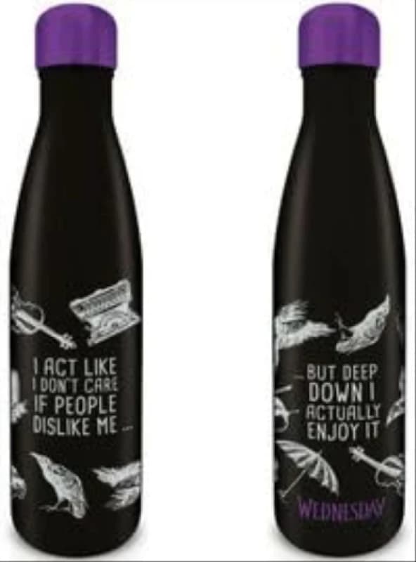 Wednesday (don't Care) Metal Drinks Bottle, Multi MDB27843